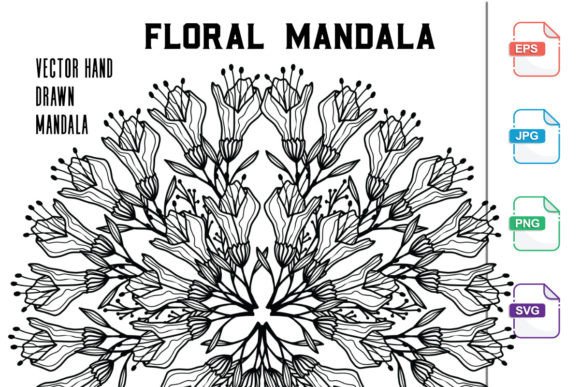 Download Flower Mandalas Coloring for Book - Man Collection
