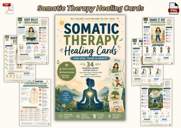 Download Somatic Therapy Healing Cards - Therapy Collection
