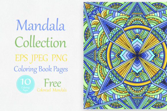 Download Square Mandalas Collection for Coloring - Man Collection