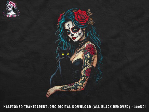 Download Gothic Sugar Skull Woman - Man Collection