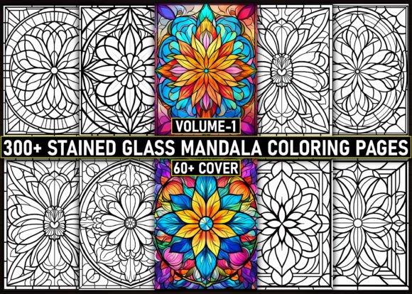 Download 300 Stained Glass Mandala Coloring Pages - Man Collection