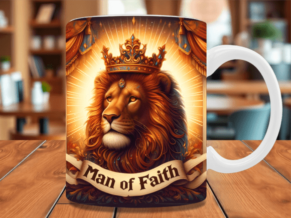 Download Christian King Lion Man of Faith Mug - Man Collection