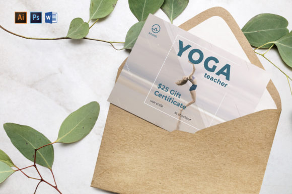 Download Yoga Instructor Gift Certificate - Yoga Collection