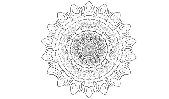 Download Lace Ornament Mandala Design Template - Man Collection