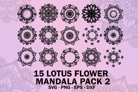 Download Lotus Flower Mandala Pack 2 - Man Collection