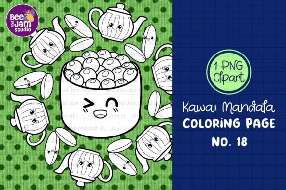Download KDP Kids Coloring Kawaii Mandala-18 - Man Collection