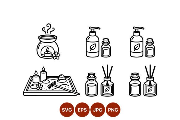 Download Essential Oil Bottles Aromatherapy - Therapy Collection
