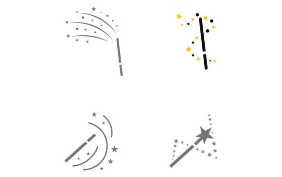 Download Vector Magic Wand Logo Icon - Premium Bundle