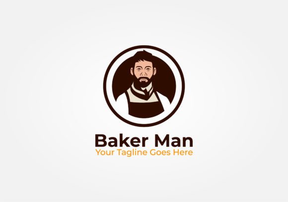 Download Bakerman Vector Logo Design - Man Collection